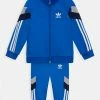 Adidas Originals TRACKSUIT UNISEX SET - Training Jacket - Blue/night Indigo/silver