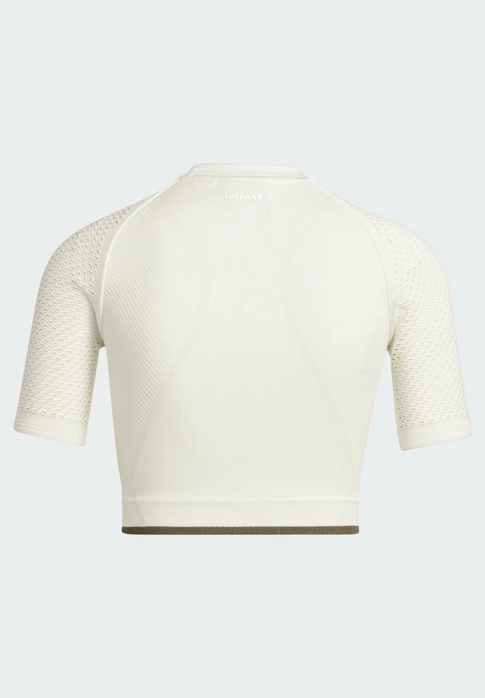 Adidas Originals IVY PARK SEAMLESS CROP TOP - Top - White 4 Adidas Originals IVY PARK SEAMLESS CROP TOP - Top - White - Image 4
