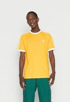 Adidas Originals STRIPES TEE UNISEX - Print T-shirt - Yellow