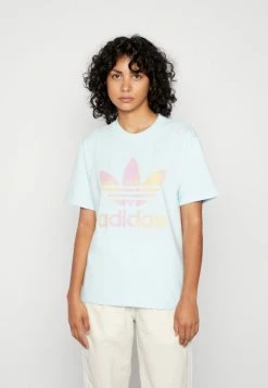 Adidas Originals TREFOIL TEE - Print T-shirt - Almost Blue