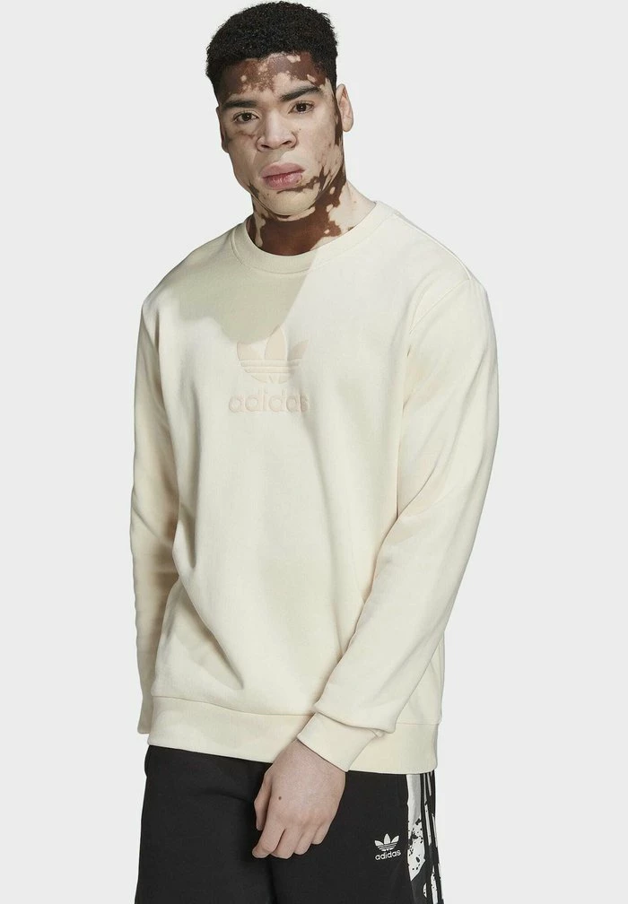 Adidas Originals TREFOIL SERIES STREET - Sweatshirt - Beige 1 Adidas Originals TREFOIL SERIES STREET - Sweatshirt - Beige