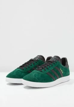 Adidas Originals GAZELLE - Trainers - Collegiate Green/black/gold Metallic -Adidas Originals Shop 47220bfdc58847639ab85093292b0efb