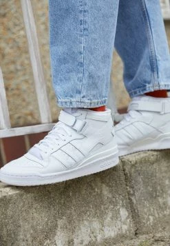 Adidas Originals FORUM MID UNISEX - High-top Trainers - Ftwr White/ftwr White/ftwr White -Adidas Originals Shop 477a0ad6404b4ca2874a85b4f674df5a
