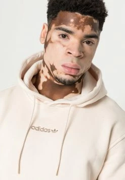 Adidas Originals LINEAR UNISEX - Hoodie - Linen -Adidas Originals Shop 47de5aef69e843ef99482712760ea164