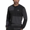 Adidas Originals SPRT CREWNECK - Sweatshirt - Black/carbon