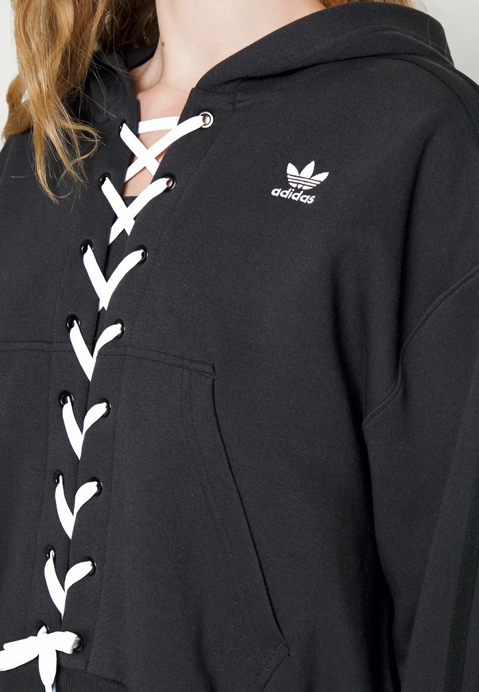 Adidas Originals HOODIE - Sweatshirt - Black 6 Adidas Originals HOODIE - Sweatshirt - Black - Image 6