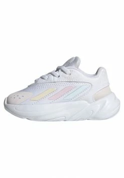 Adidas Originals OZELIA EL I UNISEX - Trainers - Ftwr White Almost Pink Almost Blue