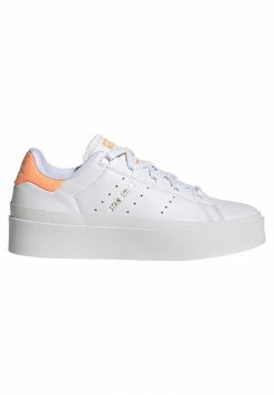 Adidas Originals STAN SMITH BONEGA - Trainers - Ftwr White/ftwr White/beam Orange -Adidas Originals Shop 4a5ec86443b74bc490d1c628ad73a004