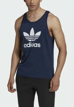 Adidas Originals TREFOIL - Top - Blue -Adidas Originals Shop 4a6e73ace1c9469fb51a0e7108ee717f