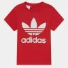 Adidas Originals TREFOIL TEE UNISEX - Print T-shirt - Vivid Red/white