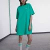 Adidas Originals TEE DRESS - Jersey Dress - Hi-res Green