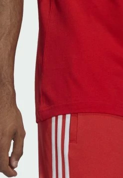 Adidas Originals STRIPES TEE UNISEX - Print T-shirt - Red -Adidas Originals Shop 4b3741d2ba6c4227b04790880aaca223