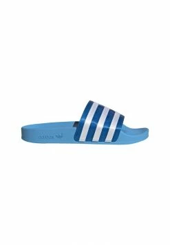 Adidas Originals ADILETTE - Mules - Blue -Adidas Originals Shop 4b3eb6c2973744a792cd317659e7131e