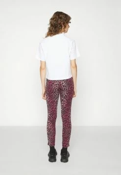 Adidas Originals LEOPARD LEGGINGS - Leggings - Trousers - Maroon/multicolor -Adidas Originals Shop 4c1e428837314b2490ead50f9982f5b9