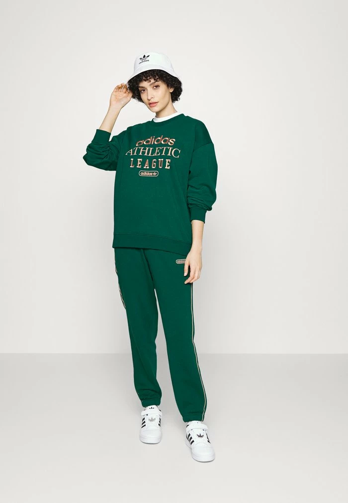 Adidas Originals RETRO LUXURY CREW - Sweatshirt - Collegiate Green 4 Adidas Originals RETRO LUXURY CREW - Sweatshirt - Collegiate Green - Image 4