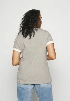 Adidas Originals 3 STRIPES TEE - Print T-shirt - Medium Grey Heather -Adidas Originals Shop 4d3e196004584431a68536baa1edd4bd