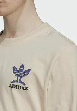 Adidas Originals GRAPHIC FUN LONG-SLEEVE - Long Sleeved Top - Beige -Adidas Originals Shop 4e045e3f332246cfbe3a7fb99440b9fb