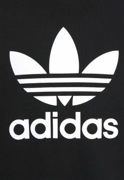 Adidas Originals TREFOIL CREW UNISEX - Sweatshirt - Black/white -Adidas Originals Shop 4f3e9ecc3a45427db5ebf5cad74fba8b