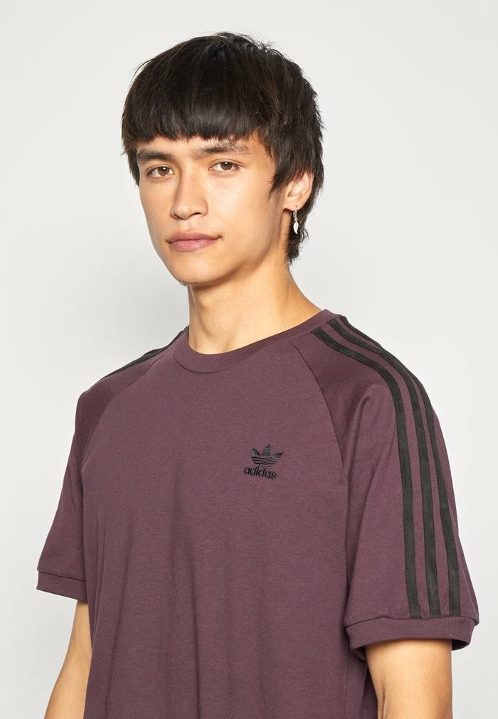 Adidas Originals PLUSH TEE - Print T-shirt - Shadow Maroon 6 Adidas Originals PLUSH TEE - Print T-shirt - Shadow Maroon - Image 6