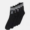 Adidas Originals MID CUT 5 PACK UNISEX - Socks - Black