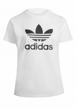 Adidas Originals TREFOIL - Print T-shirt - White -Adidas Originals Shop 50c2aebcb80447a8af1a97420664953e