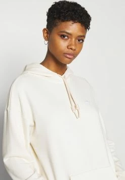 Adidas Originals TRFEOIL HOODIE - Sweatshirt - Off-white -Adidas Originals Shop 50e923612b674afca037a260b5e8bf87