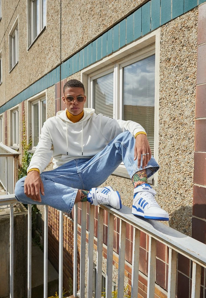 Adidas Originals FORUM MID UNISEX - High-top Trainers - Ftwr White/team Royal Blue/ftwr White 1 Adidas Originals FORUM MID UNISEX - High-top Trainers - Ftwr White/team Royal Blue/ftwr White