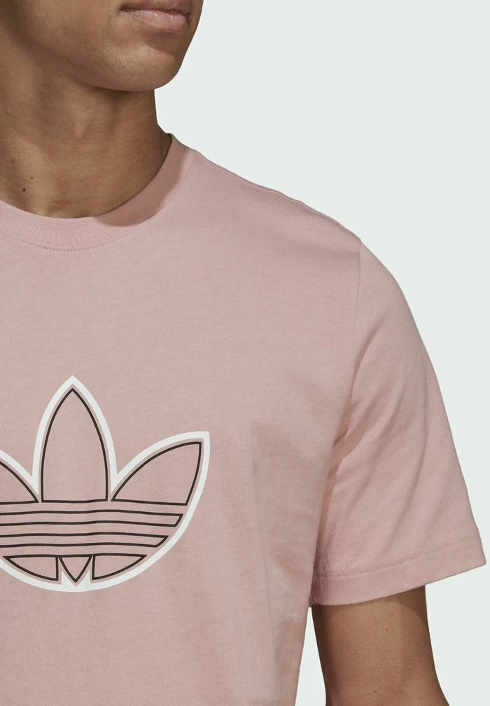 Adidas Originals OUTLINE UNISEX - Print T-shirt - Pink 7 Adidas Originals OUTLINE UNISEX - Print T-shirt - Pink - Image 7