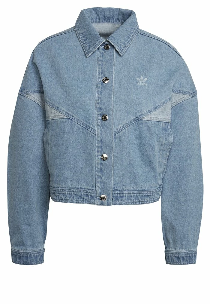 Adidas Originals DENIM JACKET - Denim Jacket - Clear Blue 6 Adidas Originals DENIM JACKET - Denim Jacket - Clear Blue - Image 6