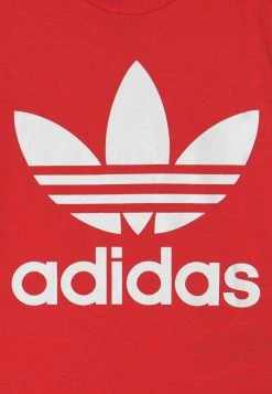 Adidas Originals TREFOIL TEE UNISEX - Print T-shirt - Vivid Red/white -Adidas Originals Shop 528b598076e54a7b8fa2a35047ca3dcb