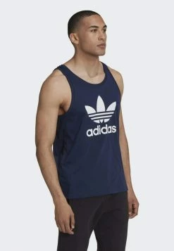 Adidas Originals TREFOIL - Top - Blue -Adidas Originals Shop 52ef1747082c4169bd231985e3bd117a