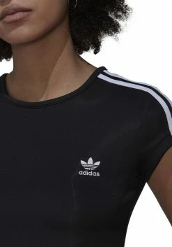 Adidas Originals CROPPED TEE - Print T-shirt - Black -Adidas Originals Shop 531b6ff88a8e4d1c91b7a539cfb88481