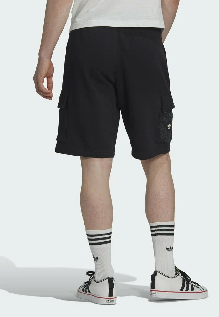 Adidas Originals OZWORLD - Shorts - Black 2 Adidas Originals OZWORLD - Shorts - Black - Image 2