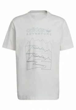 Adidas Originals ADVENTURE MOUNTAIN - Print T-shirt - White -Adidas Originals Shop 544ce1bdcbf04262907aaea482ef946b