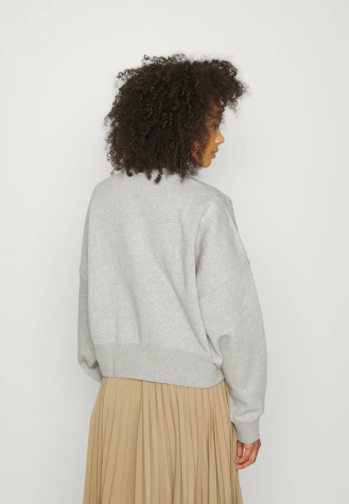 Adidas Originals ADICOLOR ESSENTIALS FLEECE - Sweatshirt - Medium Grey Heather 5 Adidas Originals ADICOLOR ESSENTIALS FLEECE - Sweatshirt - Medium Grey Heather - Image 5