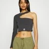 Adidas Originals CROPPED - Long Sleeved Top - Carbon