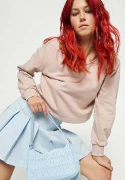 Adidas Originals SLOUCHY CREW - Sweatshirt - Ash Pearl -Adidas Originals Shop 550053e2ba3446ba9d97c2ab7281ec1a