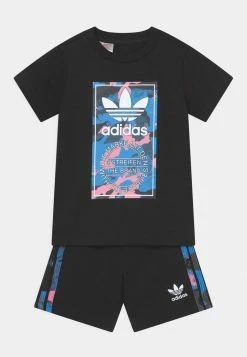 Adidas Originals TEE UNISEX SET - Print T-shirt - Black