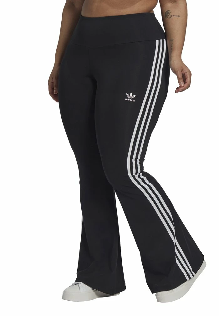Adidas Originals ADICOLOR CLASSICS FLARED PLUS SIZE - Tracksuit Bottoms - Black 3 Adidas Originals ADICOLOR CLASSICS FLARED PLUS SIZE - Tracksuit Bottoms - Black - Image 3