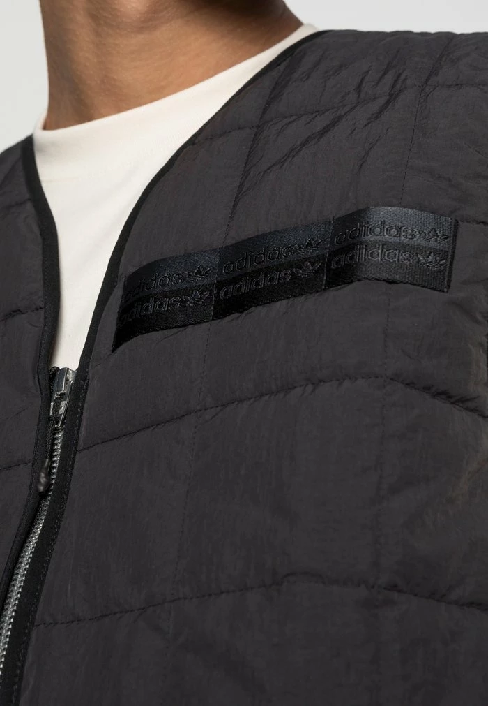 Adidas Originals PADDED VEST - Waistcoat - Black 5 Adidas Originals PADDED VEST - Waistcoat - Black - Image 5
