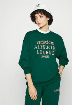 Adidas Originals RETRO LUXURY CREW - Sweatshirt - Collegiate Green 23 Adidas Originals RETRO LUXURY CREW - Sweatshirt - Collegiate Green -Adidas Originals Shop 57559511146348d7b60d213cc921bd4a