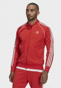 Adidas Originals Zip-up Sweatshirt - Vivid Red