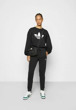Adidas Originals ADICOLOR ESSENTIALS SLIM - Tracksuit Bottoms - Black -Adidas Originals Shop 585fd9ec736a41158fe00b4d852850e3
