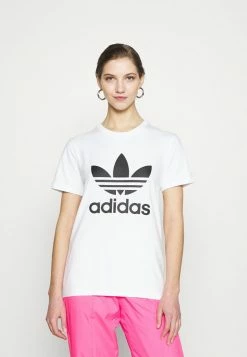 Adidas Originals TREFOIL TEE - Print T-shirt - White