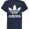 Adidas Originals TREFOIL TEE UNISEX - Print T-shirt - Blue