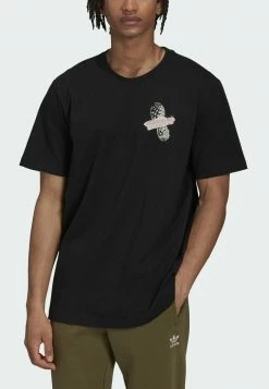 Adidas Originals TRAIL TEE - Print T-shirt - Black -Adidas Originals Shop 59a331b6c4384658add428b12b4661f4