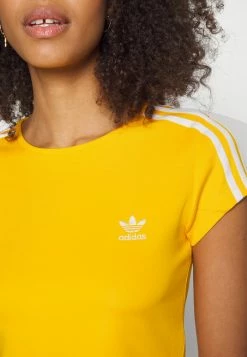 Adidas Originals CROPPED TEE - Print T-shirt - Collegiate Gold 13 Adidas Originals CROPPED TEE - Print T-shirt - Collegiate Gold -Adidas Originals Shop 5a003341594148128b7bb7e814039977
