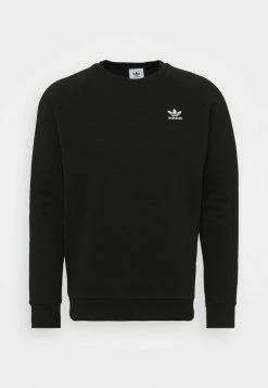 Adidas Originals ESSENTIAL CREW - Sweatshirt - Black -Adidas Originals Shop 5aed655010fd487486f2dbb28c3fc5ef