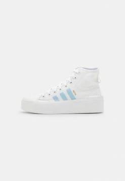 Adidas Originals NIZZA BONEGA - High-top Trainers - White/clear Sky/gold -Adidas Originals Shop 5b27e2bf737247ea80927b41faf930f6