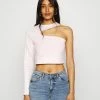 Adidas Originals CROPPED - Long Sleeved Top - Almost Pink